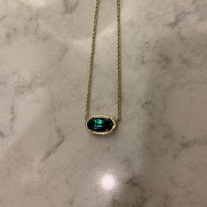 Kendra Scott Elisa Gold Pendant Necklace Abalone